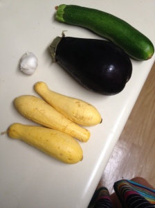eggplant basil vegetables